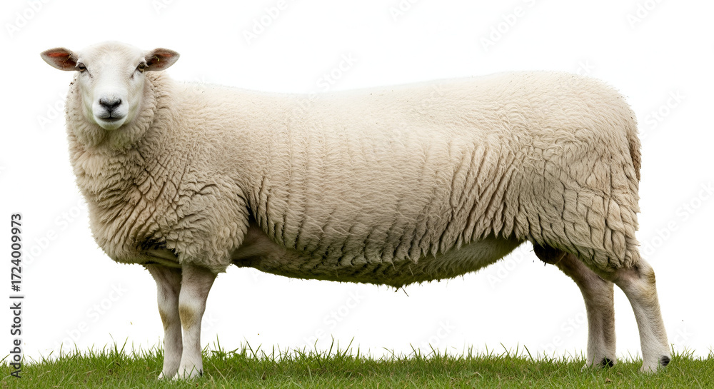 Obraz premium sheep isolated on white background