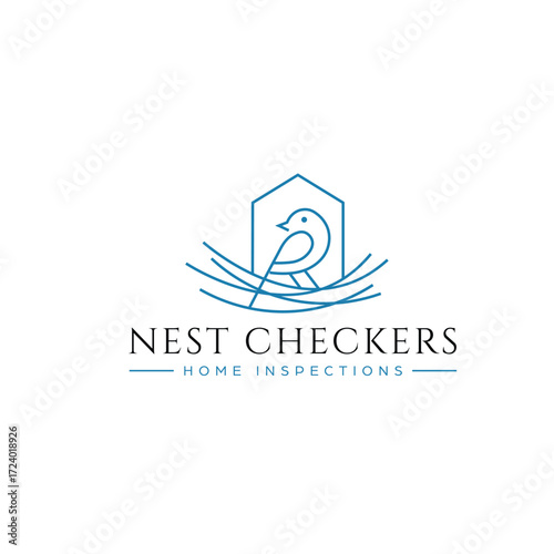 Aesthetic Real estate and interior design logo