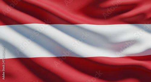Free Download A captivating closeup of the austrian national flag gently waving, revealing the iconic redwhitered triband design, representing the nations sovereignty, unity, and the historical significance of the  - GFXLoad