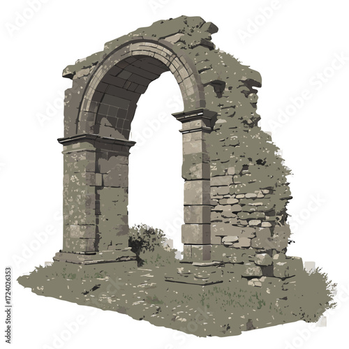 Explore ancient stone arch ruins architecture landmark historical site travel destination history and culture