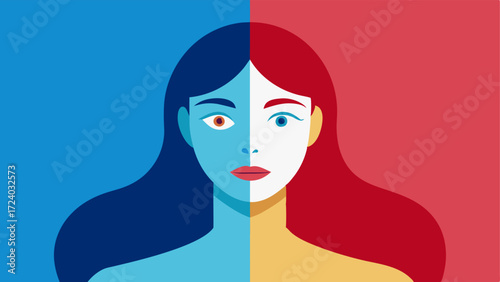 Before and After A split image showing a woman without a mask on one side and with an infrared face mask on the other highlighting bright and rejuvenated skin.