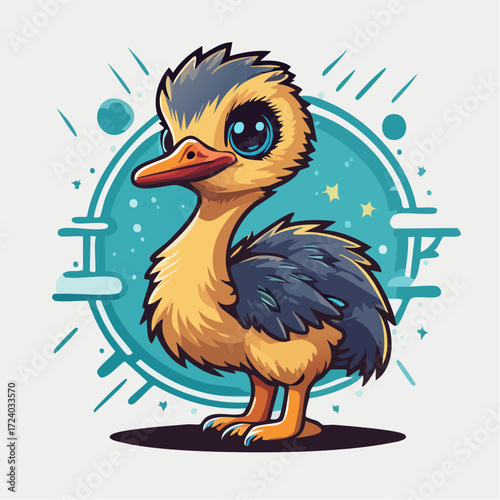 baby ostrich