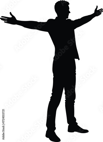silhouette of a man 19