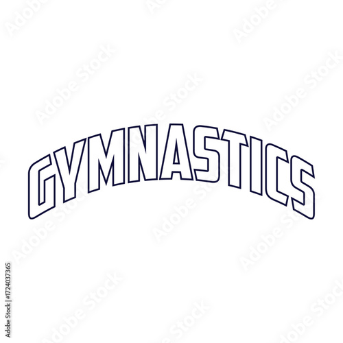 Funny Gymnast Girls Women Retro Vintage Gymnastics T-shirt Design