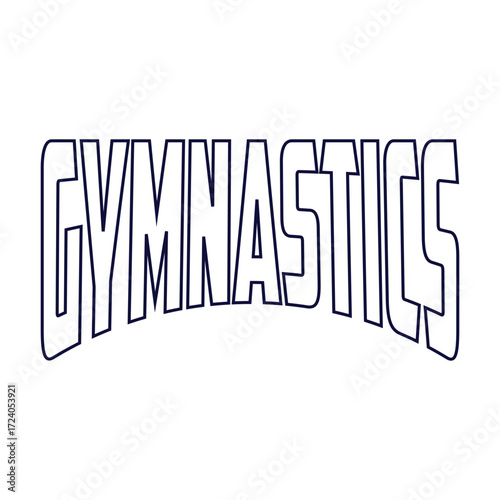 Funny Gymnast Girls Women Retro Vintage Gymnastics T-shirt Design