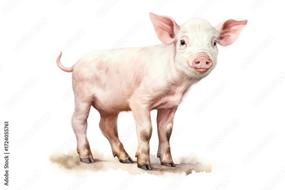 Fototapeta premium Animal mammal boar pig.