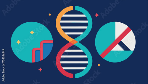 Before and After A split illustration showing a genetic disorders effects on one side and the successful geneedited outcome on the other highlighting transformation and hope.