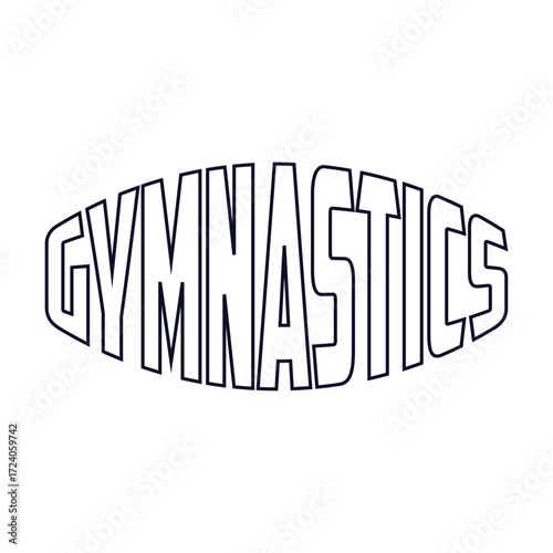 Funny Gymnast Girls Women Retro Vintage Gymnastics T-shirt Design