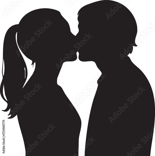 Couple kissing