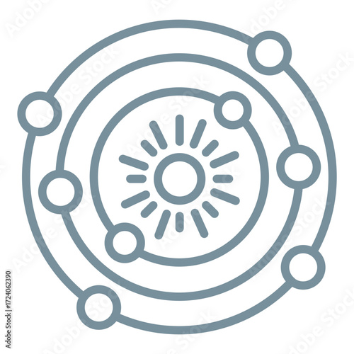 Solar System Icon