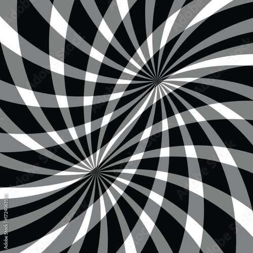 Abstract Swirl Background Pattern Black White Gray