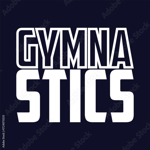 Funny Gymnast Girls Women Retro Vintage Gymnastics T-shirt Design
