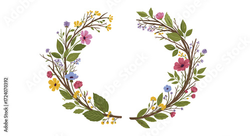 A beautiful floral wreath design for your special occasions.