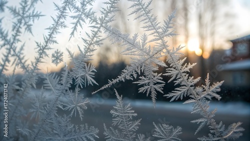 Frost on the window