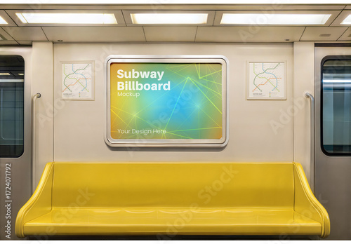 Subway Billboard Mockup 145