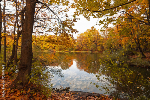 river in autumn