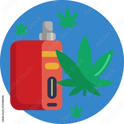 Portable vaporizer for cannabis concentrates or oils.