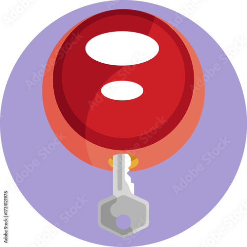 A secure lock with a shackle, symbolizing protection or restricted access.