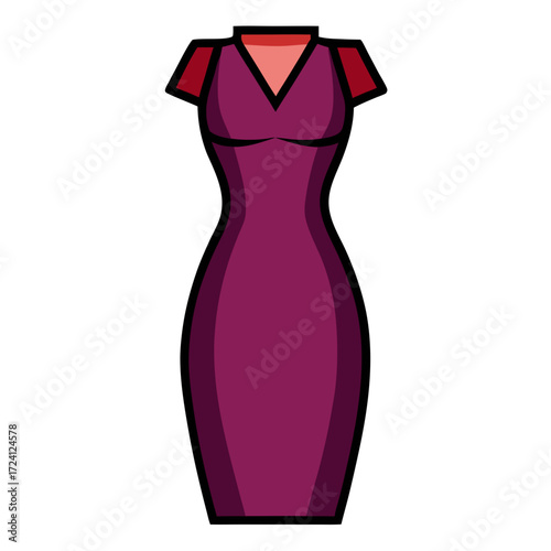 Shop elegant purple sheath dress for women online stylish v neck short sleeve party dress fashion 90s