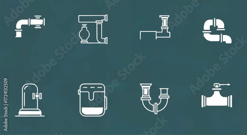 vector set of medical icons
