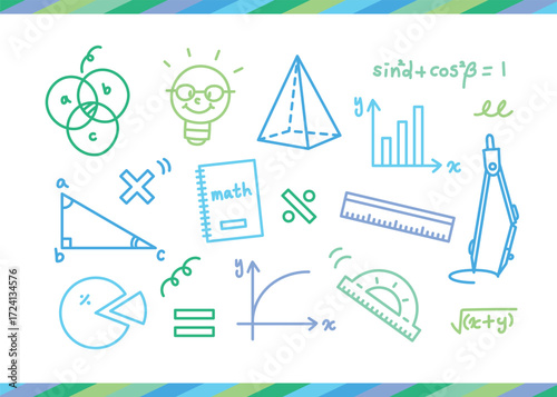 Cute math illustration
