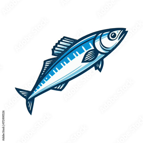 
sardine fish illustration design