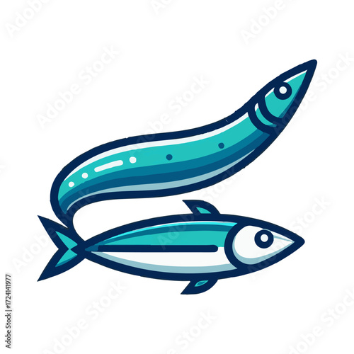 
sardine fish illustration design