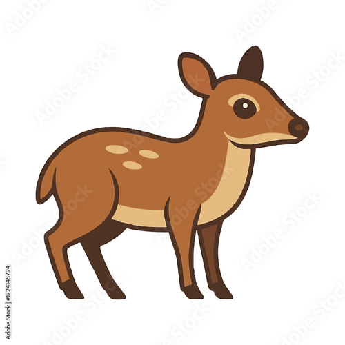 
mouse deer illustration design
