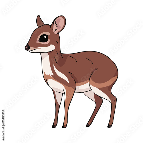 
mouse deer illustration design
