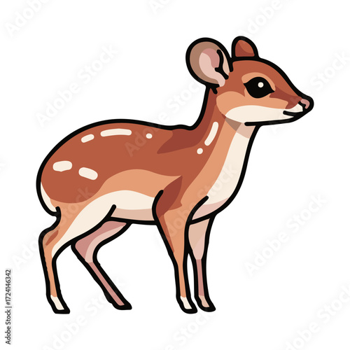 
mouse deer illustration design
