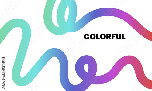 Vibrant abstract wave with smooth gradient colors. Modern, creative, and eye-catching design ideal for posters, branding, web backgrounds, digital art, and stock graphics for commercial use.