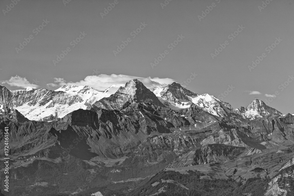 Obraz premium Jungfrau massif from Pilatus, Luzern