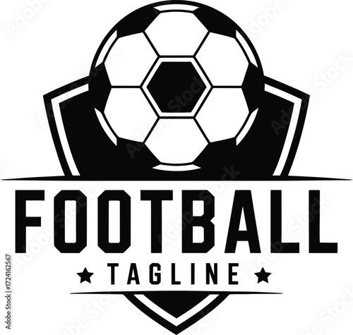 Football badge emblem.