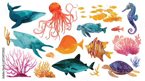 Exploring the Vibrant Underwater World: Ocean Animals and Nature Beauty