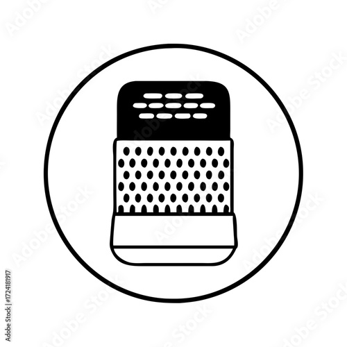 Illustration of a thimble, it is a small cap used to protect the finger