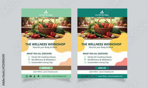 Modern Wellness & Eco-Friendly Event Flyer