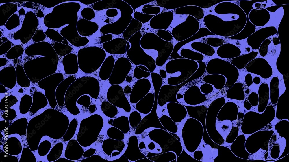 Obraz premium Abstract background with colorful lines on a black background