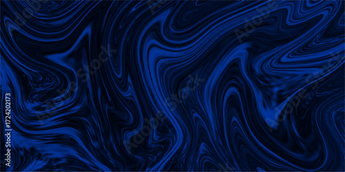 Abstract blue, white swirly wallpaper, wavy pattern texture, aquarelle colors mixing effect. Smooth, glossy texture mimics flowing ink or liquid smoke, with elegant curves. Acrylic painting on canvas 