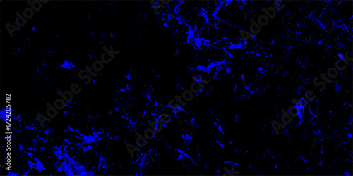 Abstract dark blue and stone grungy wall backdrop texture background. Creative paint gradients, splashes and stains for presentation and cover. Fractal art dark navy blue watercolor background.