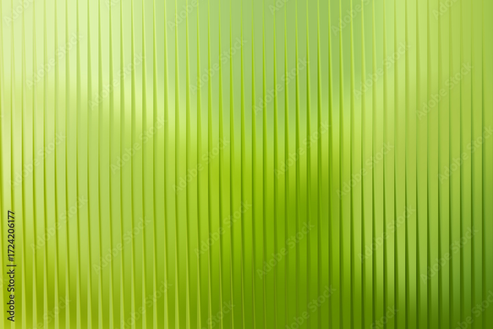 Fototapeta premium Abstract vertical gradient green stripes texture abstract background smooth soft blurry color field illustration