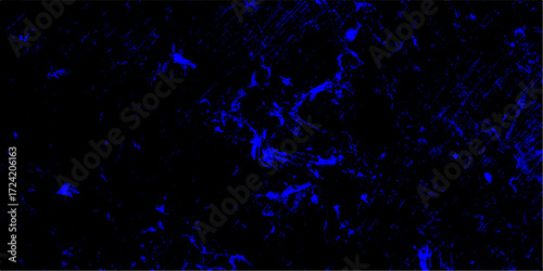 Abstract dark blue and stone grungy wall backdrop texture background. Creative paint gradients, splashes and stains for presentation and cover. Fractal art dark navy blue watercolor background.