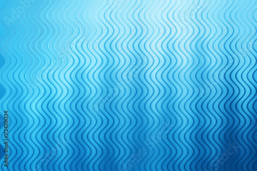 Cool blue abstract gradient with rippling wave pattern texture background illustration