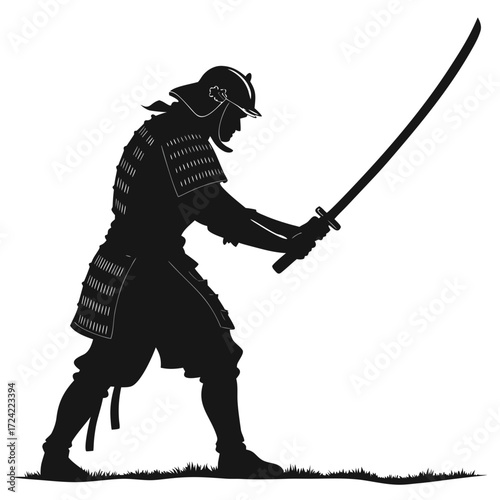 knight with sword vector