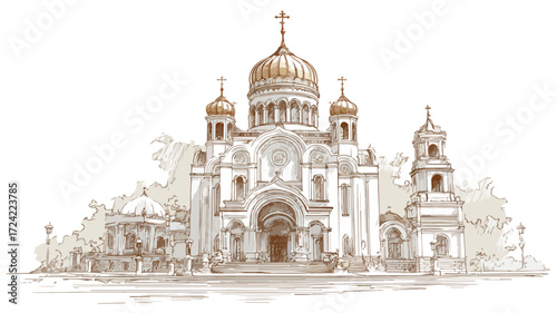 Sacred Church Vector Art for Spiritual Designs and Religious Projects