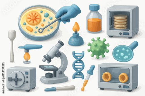 Laboratory Tools and Scientific Equipment for Research and Experimentation