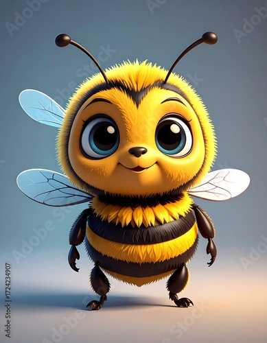 Cute cartoon bee