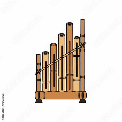 Bamboo Angklung Instrument A Traditional Sundanese Musical Ensemble