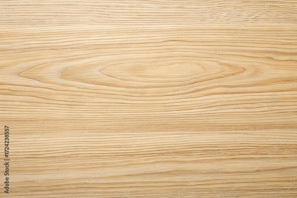 Fototapeta premium Light Brown Wood Grain Texture Background with Natural Pattern and Knot