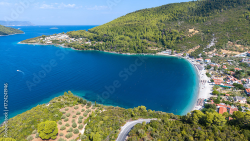 Fototapeta Naklejka Na Ścianę i Meble -  Panormos beach in Skopelos, Greece. 