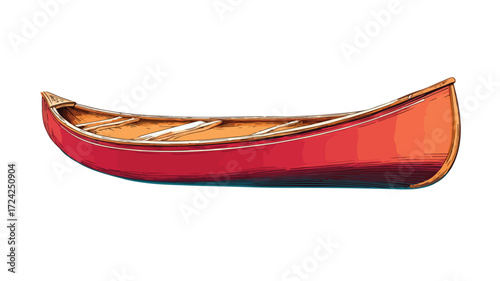 Canoe Design Icon Illustration Template Vector EPS